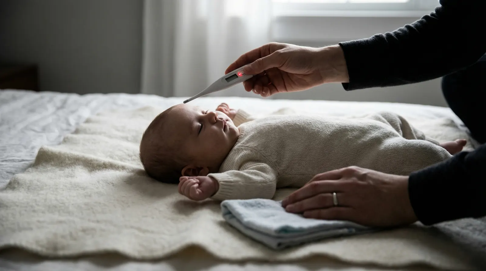 Febre no bebê: o que observar e quando é emergência