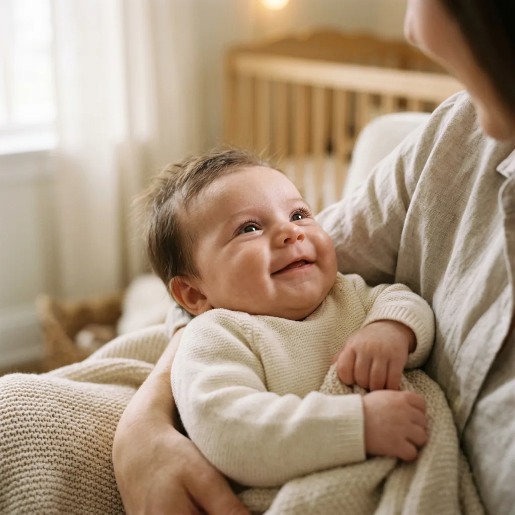Quando o bebê começa a sorrir? A diferença entre reflexo e sorriso social