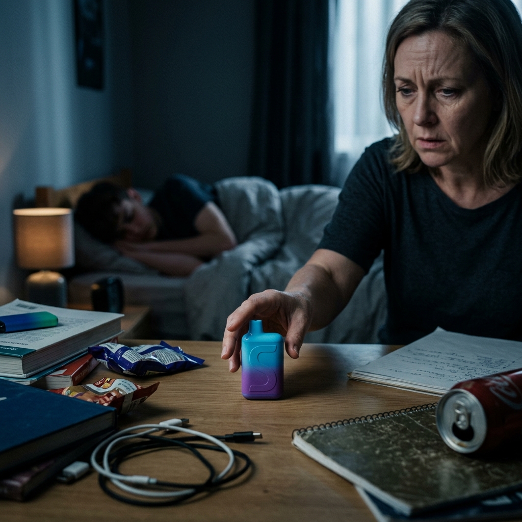 Nicotina sintética em adolescentes: sinais de alerta, sono ruim e o que os pais podem fazer